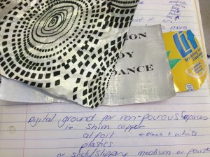 Digital ground on non porous surfaces