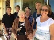 L-R: Cynthia Morgan, Fran Robinson, Joyce Hyam, Elaine Campbell, Bernadine Hine & Sue Duffy