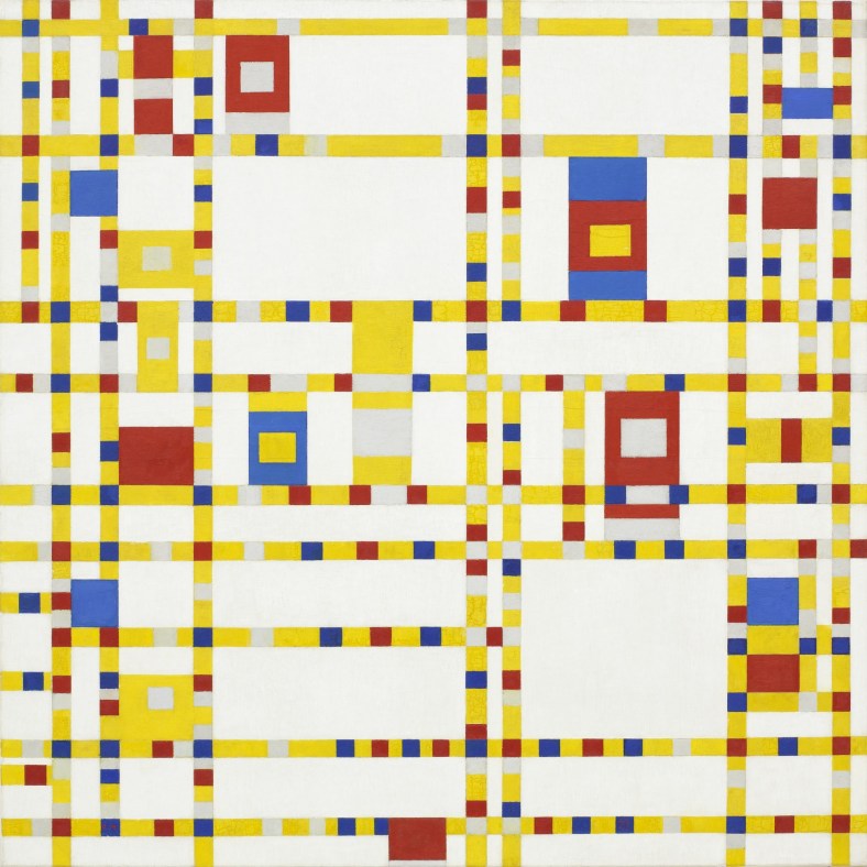 Piet Mondrian "Broadway Boogie Woogie" 1932-43 Image courtesy of MOMA