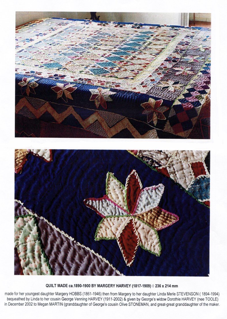 Margery's Quilt History Another of Marjery's quilts. Circa 1890