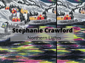 Stephanie Crawford Northern Lights Textile Art