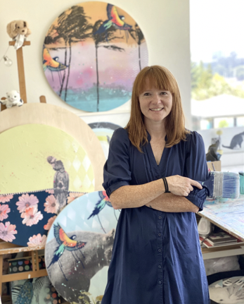 Carley Cornelissen - visual artist and January's guest tutor for Workshop in a Box