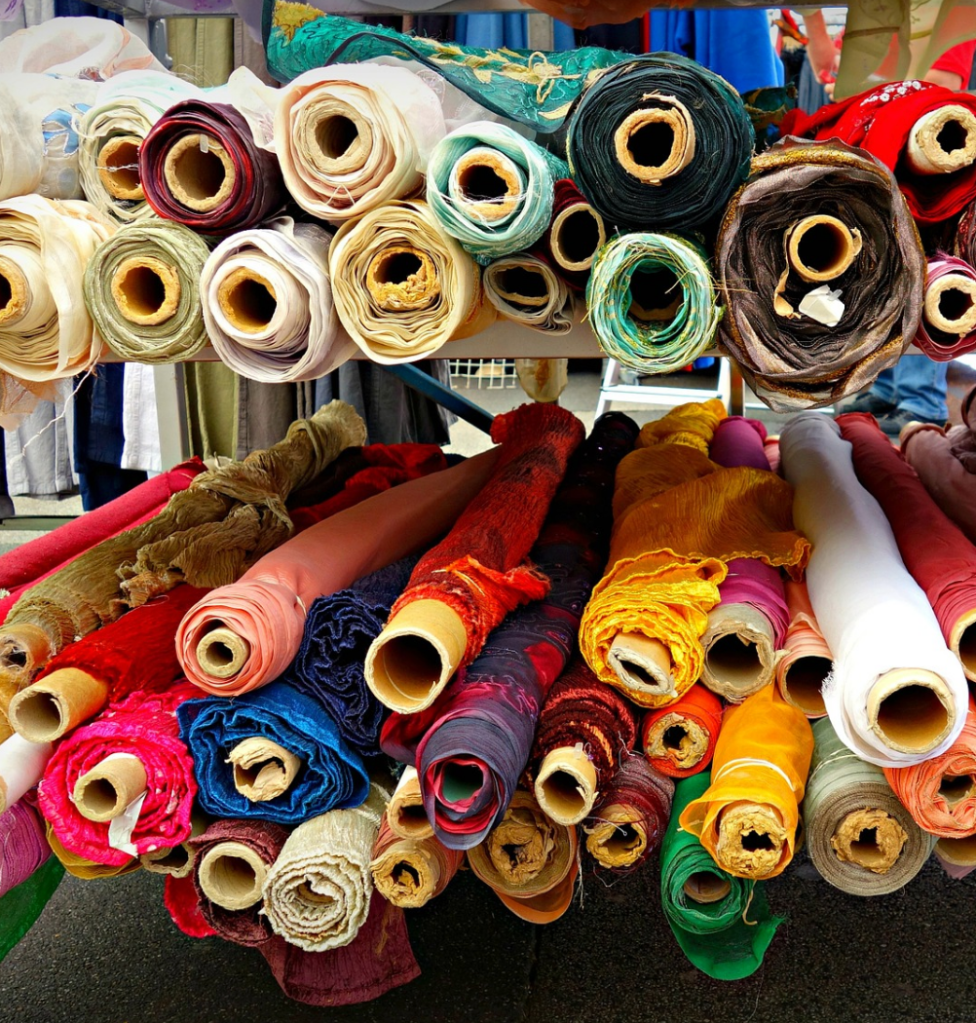 Different types of fabric - don't they look delicious